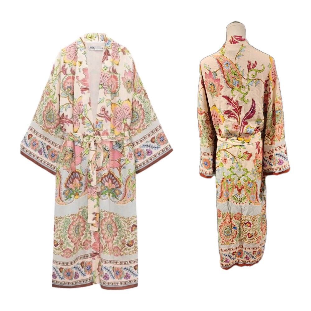 Zara Floral Multicolor Robe